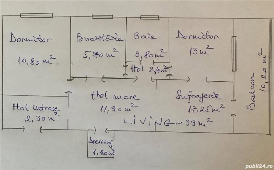 Apartament 3 camere Aleea Parcului - 1