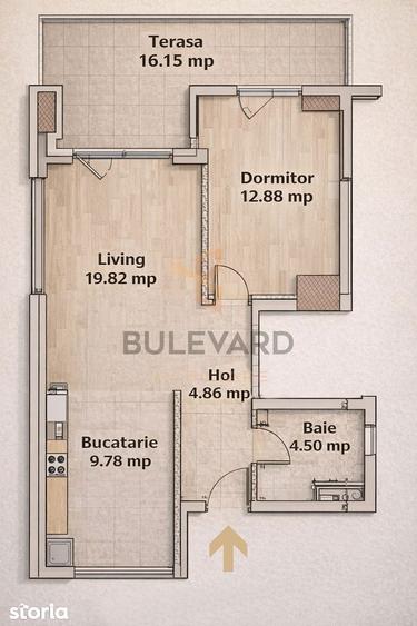 Apartament 2 camere + terasa 16 mp, garaj, zona Iulius Mall - 18