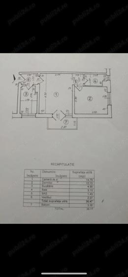 De vanzare Apartament 2 camere - 1