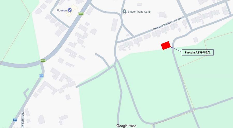 Teren intravilan de vanzare in Techirghiol - 500 m.p. - 3