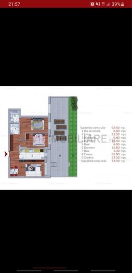 Apartament 3 camere cu terasa Sos.G.I. Sisesti sect1 - 3