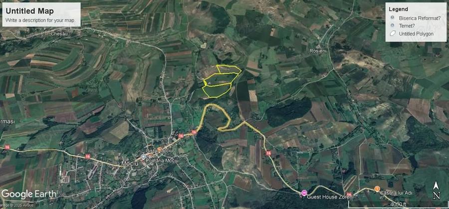 Vand teren 20.75 ha Mociu jud Cluj - 1