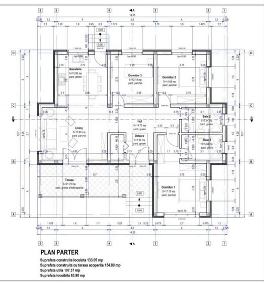 Casă cu 4 camere cu Teren 109 Mp în Noua