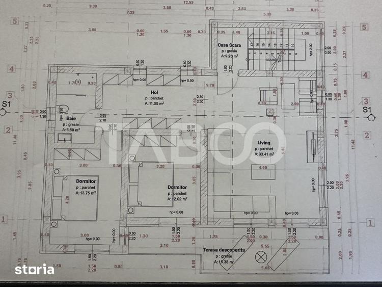 Casă cu 4 camere cu Teren 167 Mp în Central