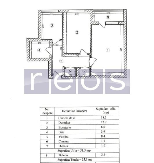 VANZARE 2 CAMERE DECOMANDAT TINERETULUI - 1