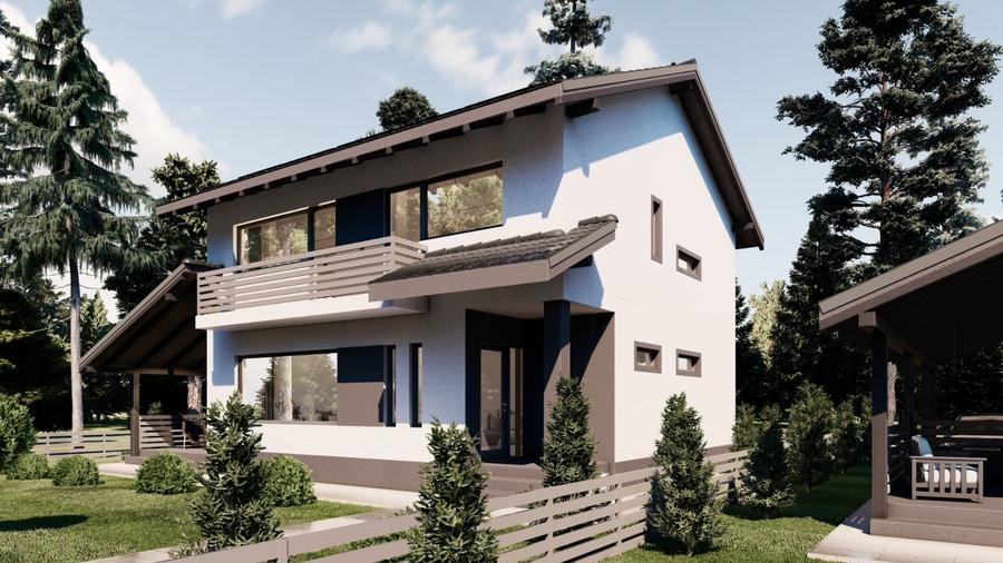 Casă individuală cu 4 camere cu Teren 665 Mp în Bod