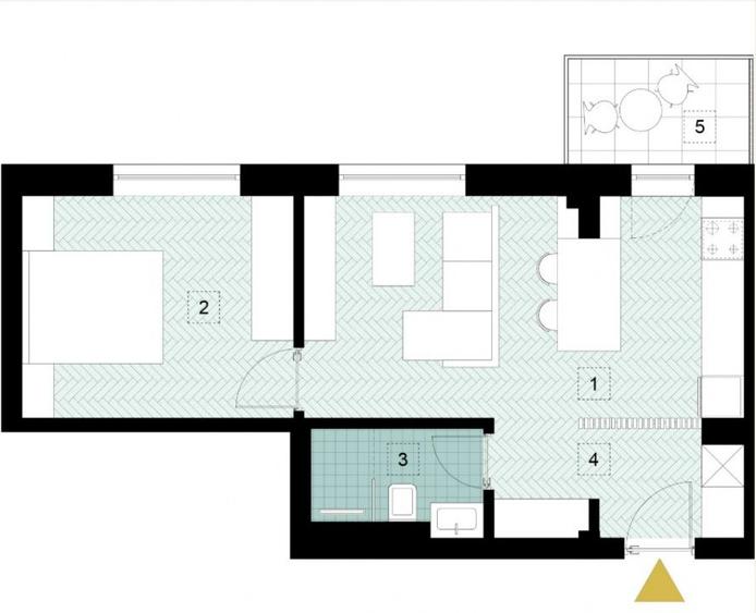 Apartament 2 camere | Prima inchiriere | The Corner Dragos Voda | - 6