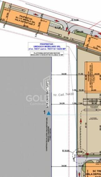 Teren Construcții intravilan de 7000 mp, în Exterior Vest