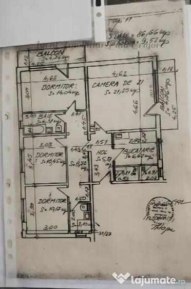 Apartament cu 4 camere decomandat în Autogară