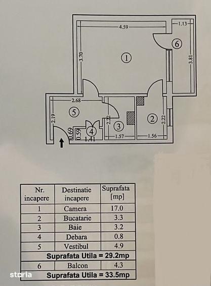 De vanzare Garsoniera la cativa pasi (la propriu) de metrou Gorjului - 11