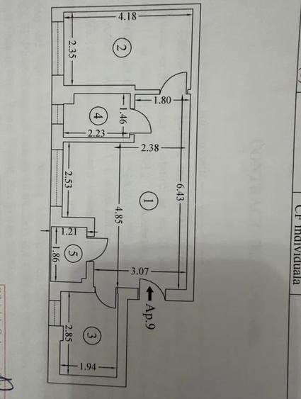 Piata Victoriei, inchiriez apartament 2 camere, bloc din 2013 - 3