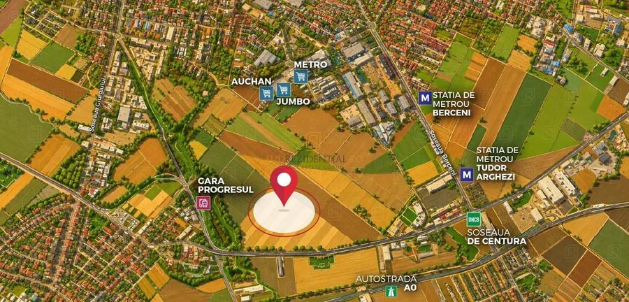 Teren agricol intravilan de 15400 mp, în Jilava