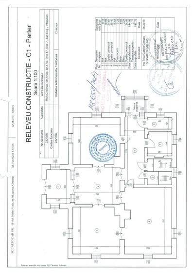 Casă individuală cu 5 camere cu Canalizare în Central