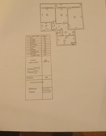 Apartament cu 3 camere decomandat în Drumul Taberei