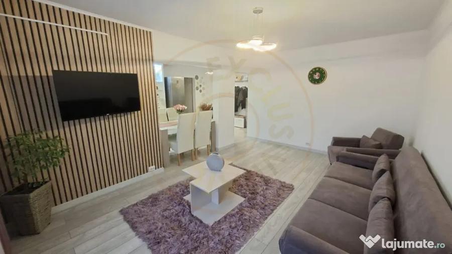 Apartament cu 3 camere decomandat, mobilat în Eremia