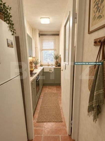 Apartament cu 2 camere semidecomandat, mobilat în Electroprecizia