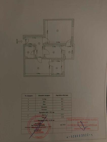 Apartament cu 2 camere în Valea Oltului