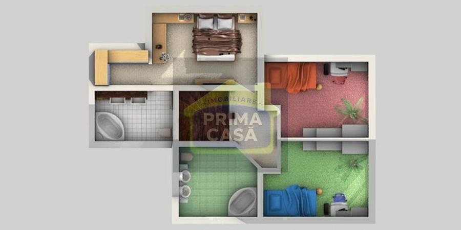 Casă cu 3 camere cu Canalizare în Tăuții-Măgherăuș