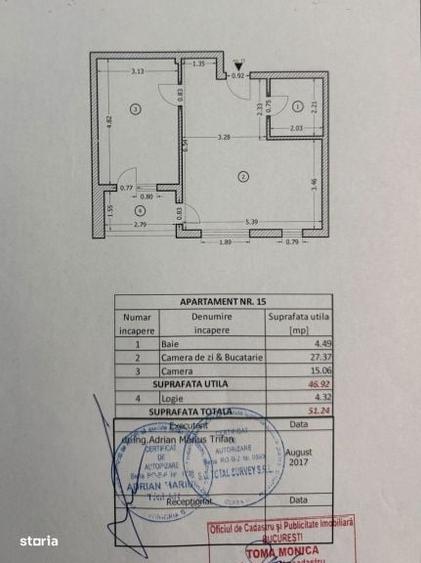 Apartament cu 2 camere în Rahova
