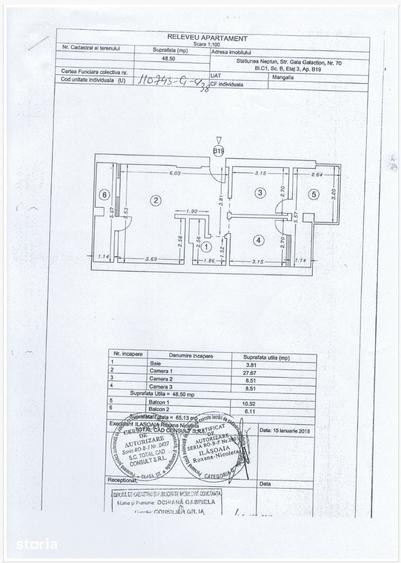 Apartament cu 3 camere în Central