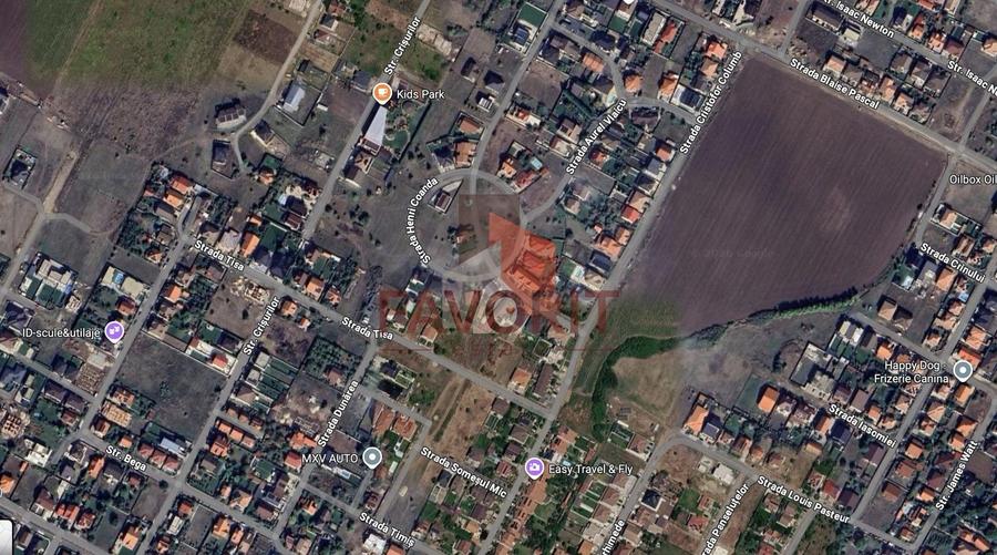 Teren Construcții intravilan de 1000 mp, în Dumbrăvița