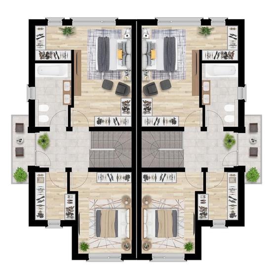 Duplex cu 4 camere cu Teren 269 Mp în Remetea Mare