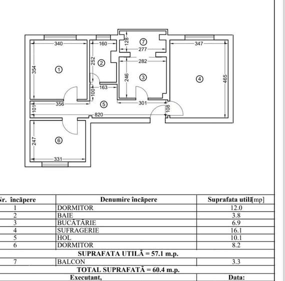 Apartament cu 3 camere decomandat în Casa de Cultură — fotografia 3