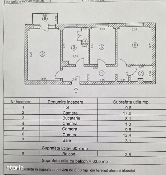 Apartament cu 3 camere decomandat în Dorobanți