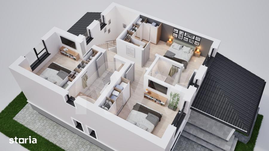 Casa duplex 5 camere in cartier nou ?ura Mica - 1