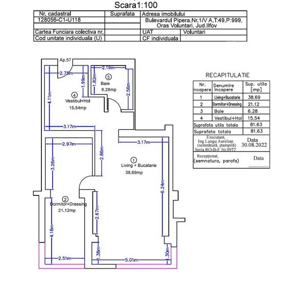 Apartament 2 camere 81 mp, OMV Pipera, mobilat, proprietar - 2