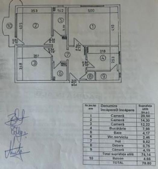 Apartament 3 Camere,13 Septembrie,bl.1989,DECOMANDAT,Amenajat,2 bai,geam la baie - 9