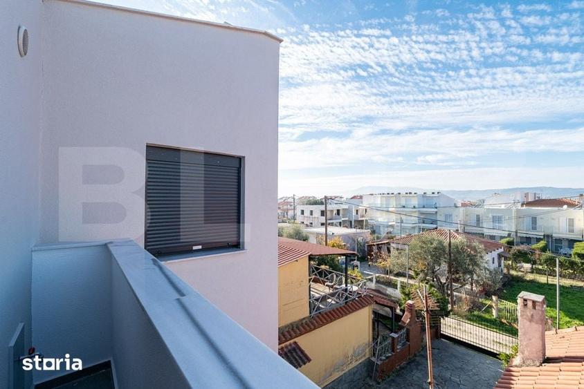 GRECIA, casa de vacanta P+1+M, 95mp, la 100m de mare, Ofrinio Beach - 9