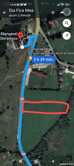 Teren de 3000 mp, în Central