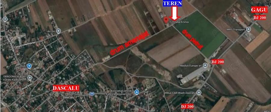 Teren de 10000 mp, în Dascălu