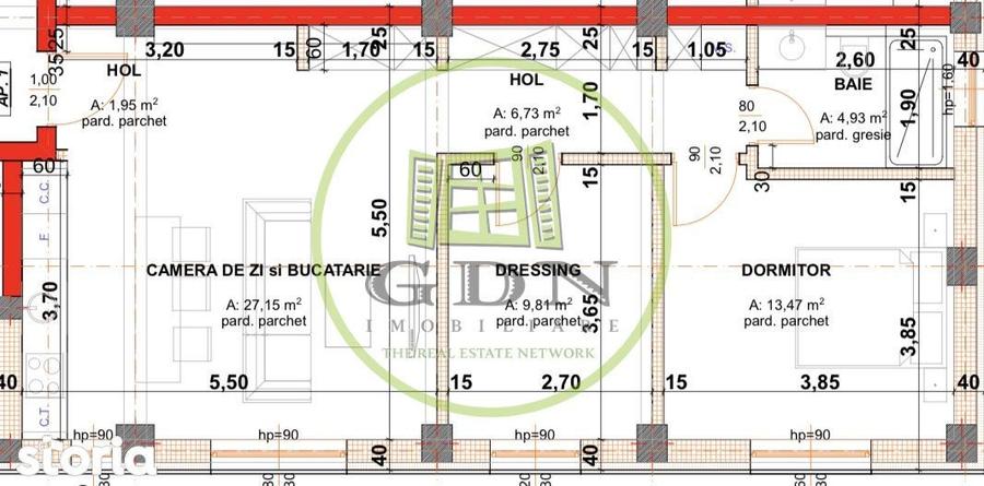 Apartament cu 2 camere decomandat în 1 Mai