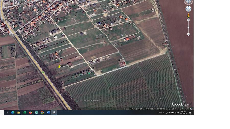 Teren Construcții intravilan de 2500 mp, în Agigea