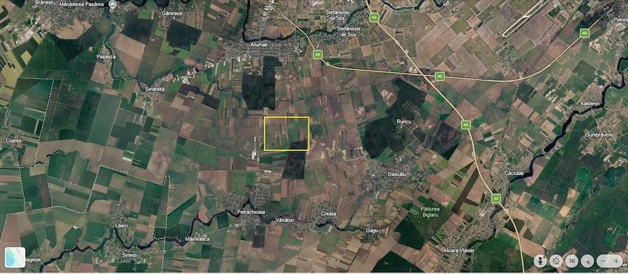 Teren de 20000 mp, în Afumați