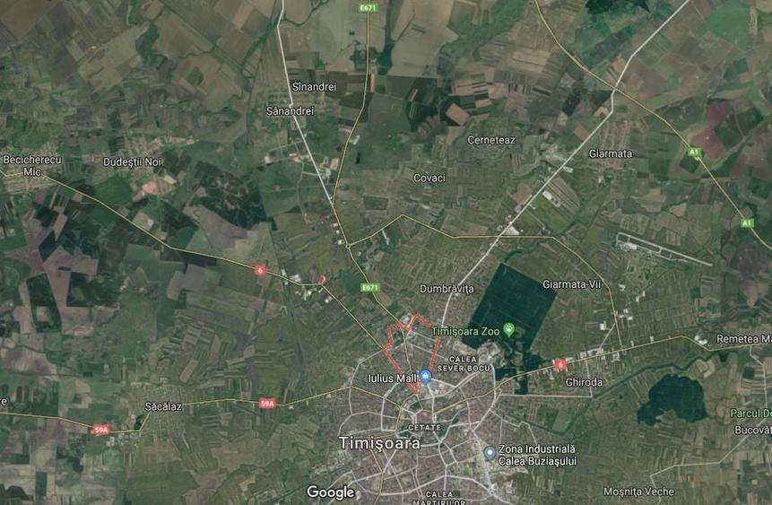 Teren agricol extravilan de 47500 mp, în Aradului