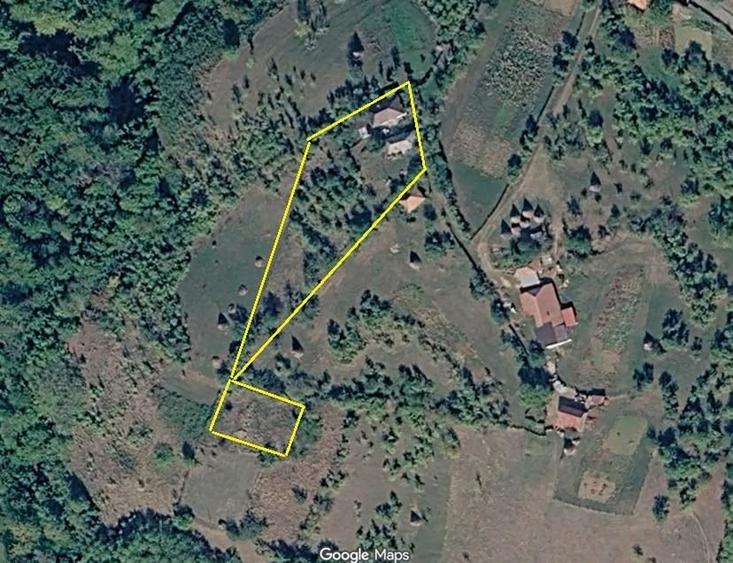 Casă individuală cu 2 camere cu Teren 2900 Mp în Ludu