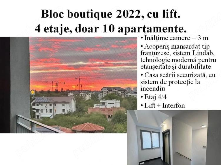 Apartament cu 3 camere decomandat în Băneasa