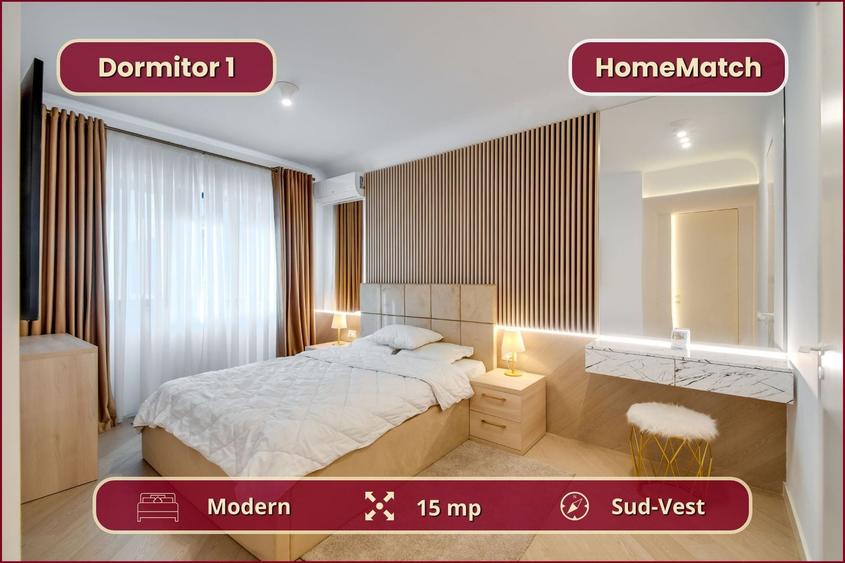 Apartament cu 3 camere decomandat, mobilat în Pipera
