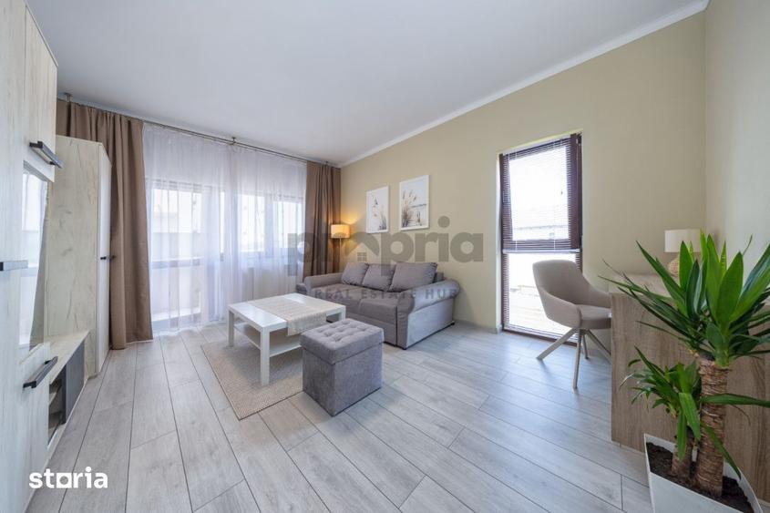 Apartament cu 2 camere, mobilat în Sânpetru