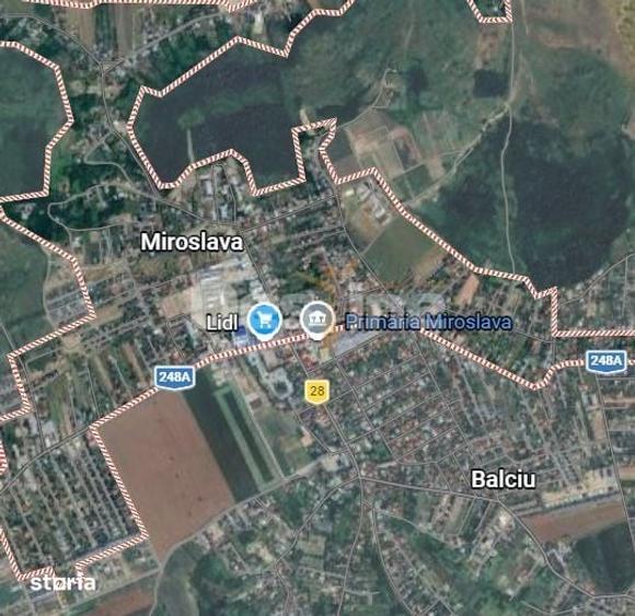Teren de 930 mp, în Miroslava