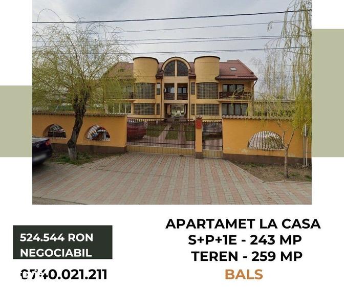 Apartament cu 4 camere în Teiș