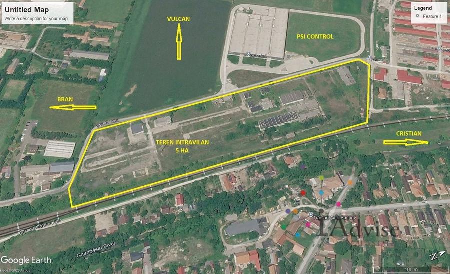 Teren Construcții intravilan de 50000 mp, în Est
