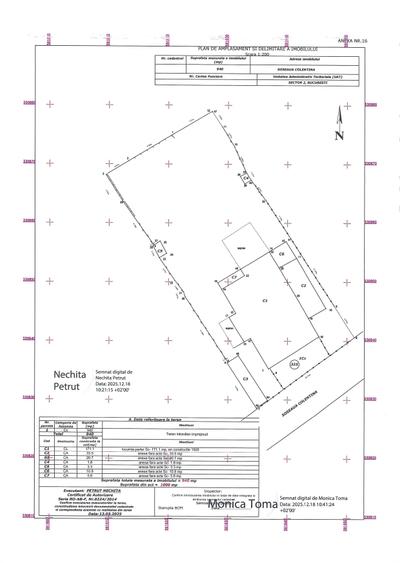 Teren Construcții intravilan de 940 mp, în Colentina