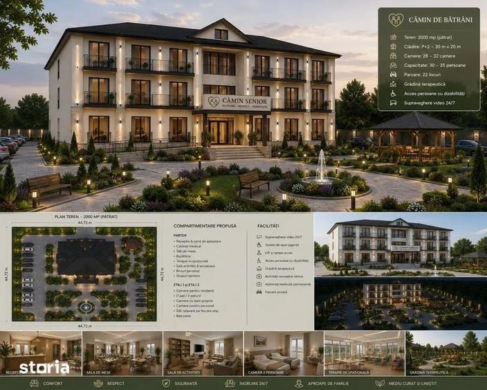 Spațiu comercial, de 1,800 mp, în Balotești