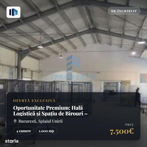 Spațiu comercial, de 1,000 mp, în Splaiul Unirii