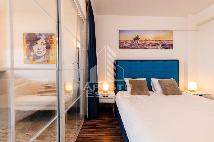 Garsonieră decomandată, mobilată în P-ța Unirii