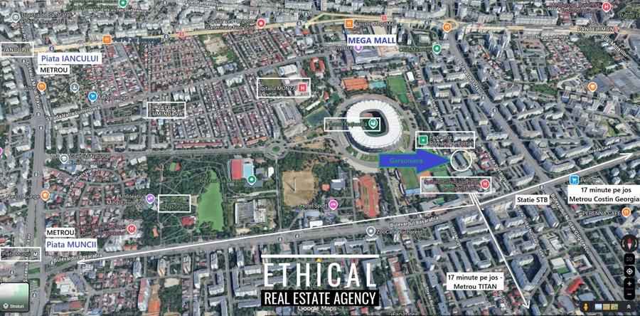Garsonieră decomandată, mobilată în Basarabia